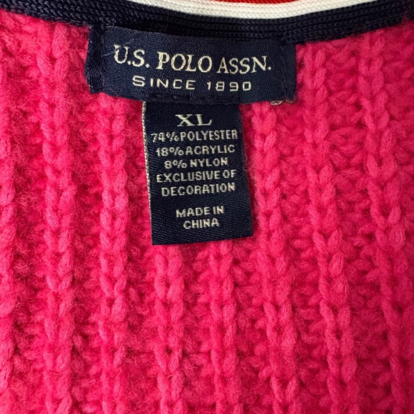 Cozy Pink Fuchsia Fuzzy Knit Cardigan -Women’s XL -Great condition - Picture 3 of 6